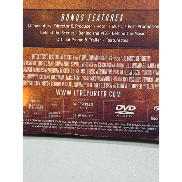 Lil Tokyo Reporter DVD Film Based On The Life Of Sei Fujii New READ - Picture 3 of 3